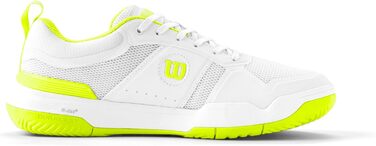 Жіночі кросівки для піклболу Wilson Pickle Pro (38 2/3 EU, білий, безпечний жовтий)