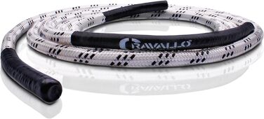 Стрибкове канат Cravallo® Springseil I 3 метри Fatburner Speed Jumping Rope I для дорослих, професійний, для боксу, витривалості, MMA, HIIT, блакитно-білий (2.80 м)