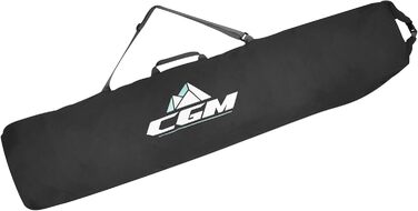 Чохол для лиж та сноуборда CGM Double B71A, чорний, 190x43 см
