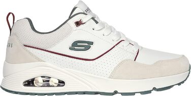 Чоловічі кросівки Skechers UNO Retro One - білі, шкіра, замша, сітка, 44 EU