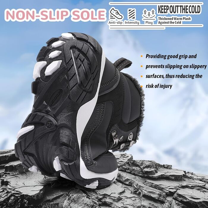 Черевики зимові жіночі Littleplum, утеплені, для трекінгу, сірі (40 EU)