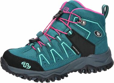 Дитячі трекінгові черевики Brütting Mount Pinos (39 EU) - Petrol Pink Turquoise