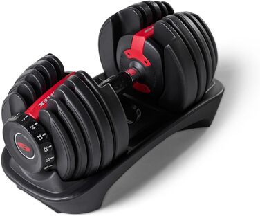 Регульована гантеля Bowflex SelectTech 2-24 кг – універсальна система ваг для фітнесу, одна штука