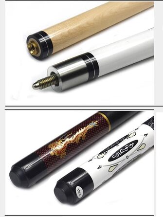 Більярдний кий YRU 145 см, 13 мм наконечник, ручна робота, американський, з чохлом