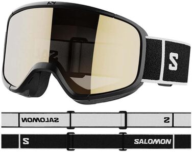 Окуляри гірськолижні Salomon Aksium 2.0 Access, чорний/золотий, універсальний розмір