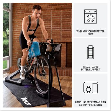 Гармін HRM 200 - нагрудний датчик серцевого ритму, преміум-якість, батарея до 1 року, для точного вимірювання, розмір M-XL