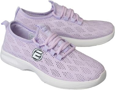 Жіночі боулінг-шоу ELITE Kona: легкі, атлетичні, дихаючі, в'язані, універсальні підошви, 38.5 EU, фіолетовий
