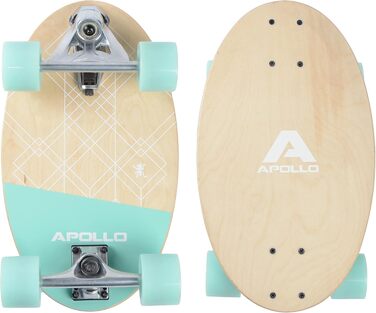 Скейтборд Apollo Barrel Board Savaii – компактний круїзер для міста, міні-лонгборд для дітей і дорослих, ідеальний для початківців, зручний для ком'ютерів
