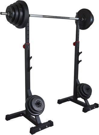 Стійка для штанги Train Hard, пара, сертифікована EN957, тримач для гантелей і штанги