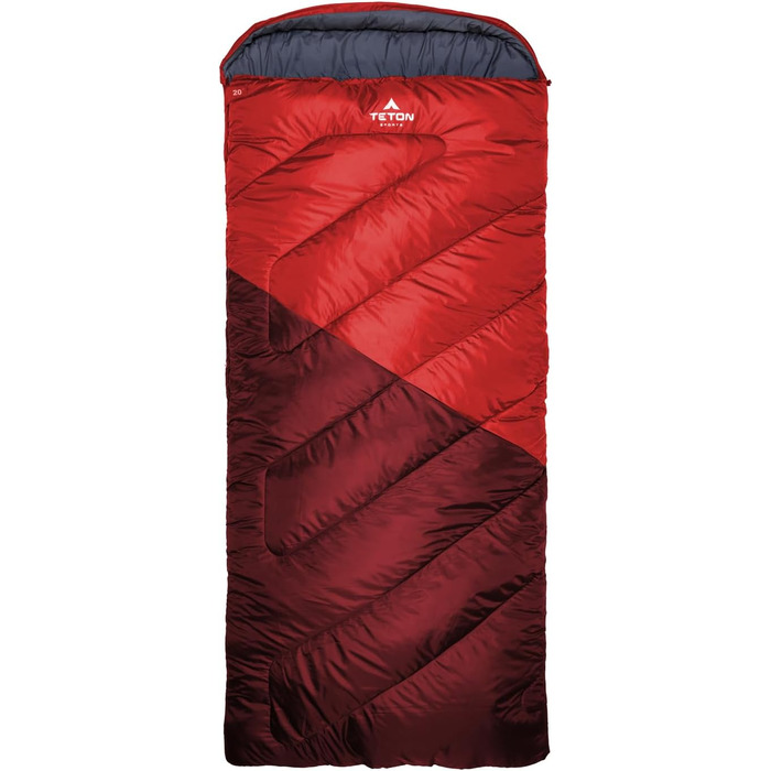 Сплячий мішок Teton Sports Degree C Flannel Lined Left Zip - блакитний (XXL, 20°C, ліва блискавка)