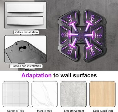 Музична боксерська машина з рукавичками, 9 режимів швидкості та лічильник, для тренувань, зняття стресу та розваг