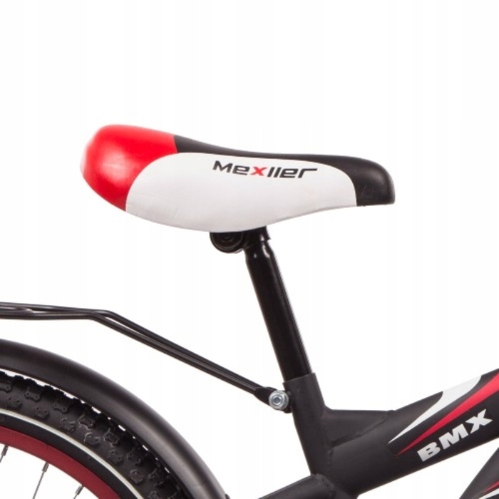 Дитячий велосипед Mexller BMX 20, чорно-червоний матовий, колеса 20