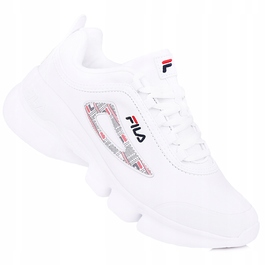 Спортивні кросівки Fila, білі, синтетичні, низькі, розмір 38,5