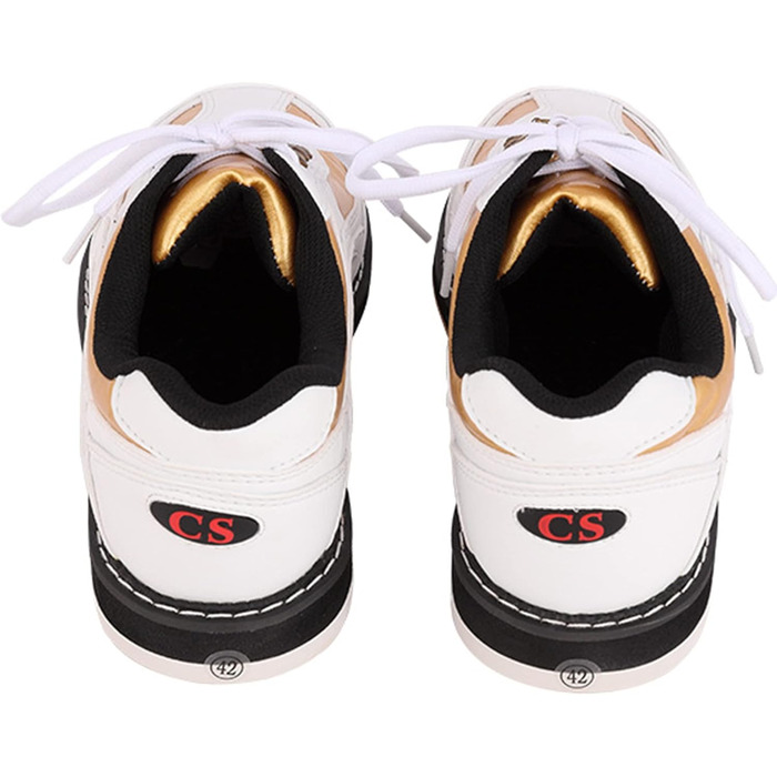 Взуття для боулінгу SDEQA для чоловіків та жінок, дихаюче, легке, біле, 41 EU