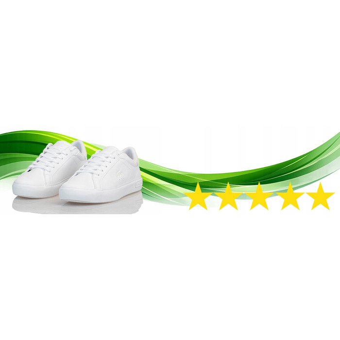 Жіночі білі спортивні кросівки Lacoste Powercourt 225 1 Suj, р. 38