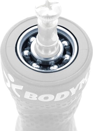 Стрибкове канат BODYMATE з антиковзними ручками, 2 знімні вантажі та регульовані сталеві канати з захистом від зносу для CrossFit, функціональних тренувань та боксу