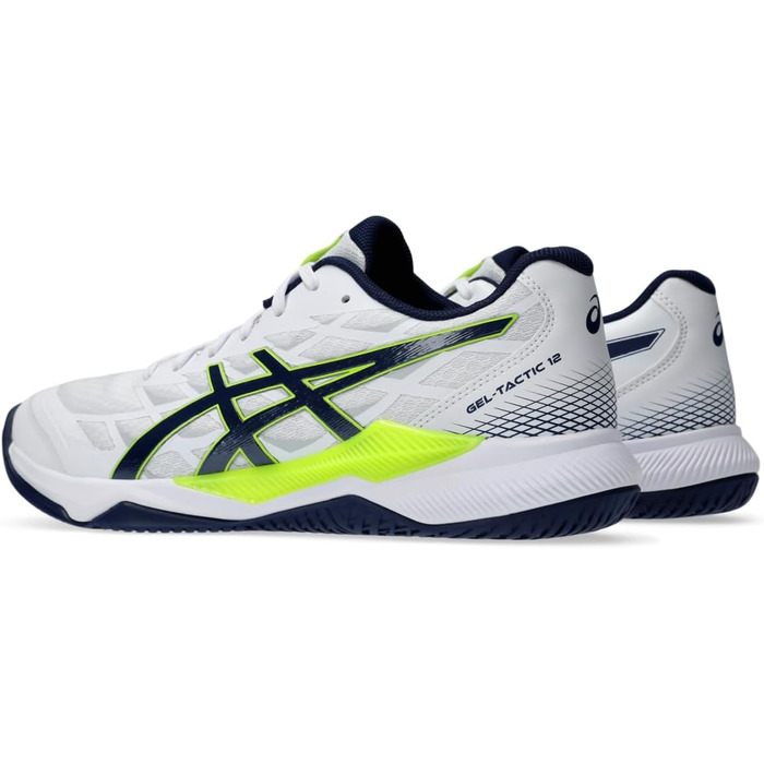 ASICS Gel-Tactic 12 чоловічі кросівки для залу 39 EU, біло-чорні