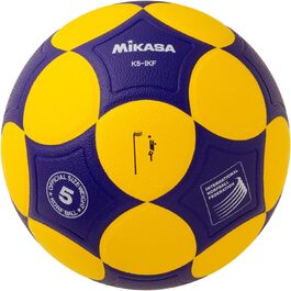 М'яч для корфболу Mikasa K5-IKF, розмір 5, жовто-синій, офіційний