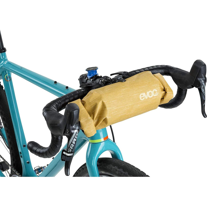Велосипедна сумка на кермо EVOC Handlebar Pack BOA, водостійка, 2,5/5 л, швидкий доступ, система BOA, жовта