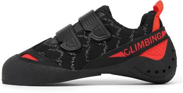 Кріпи для скелелазіння чоловічі/жіночі/юніорські, для початківців та професіоналів, боулдеринг, тренувальні, чорні (44 EU)