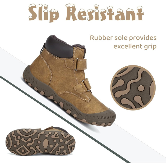 Дитячі зимові черевики Mishansha: теплі, з підкладкою, для дівчаток та хлопчиків, розмір 24-38, темно-коричневі