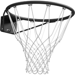 Bee Ball Баскетбольний кошик 45 см з кільцем, сіткою та настінним кріпленням, офіційний розмір