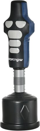 SPORTNOW Стійка боксерська груша 178-207 см, регульована висота, з HDPE основою, для дорослих і дітей, для домашніх тренувань