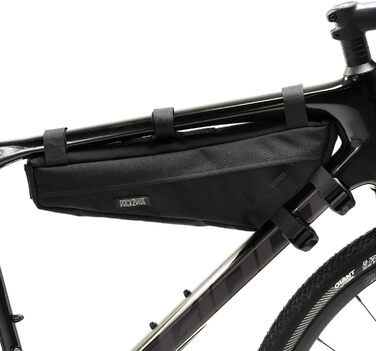 PACK2RIDE Mira — водонепроникна велосипедна сумка з міцної Cordura для байкпакінгу та подорожей, чорна