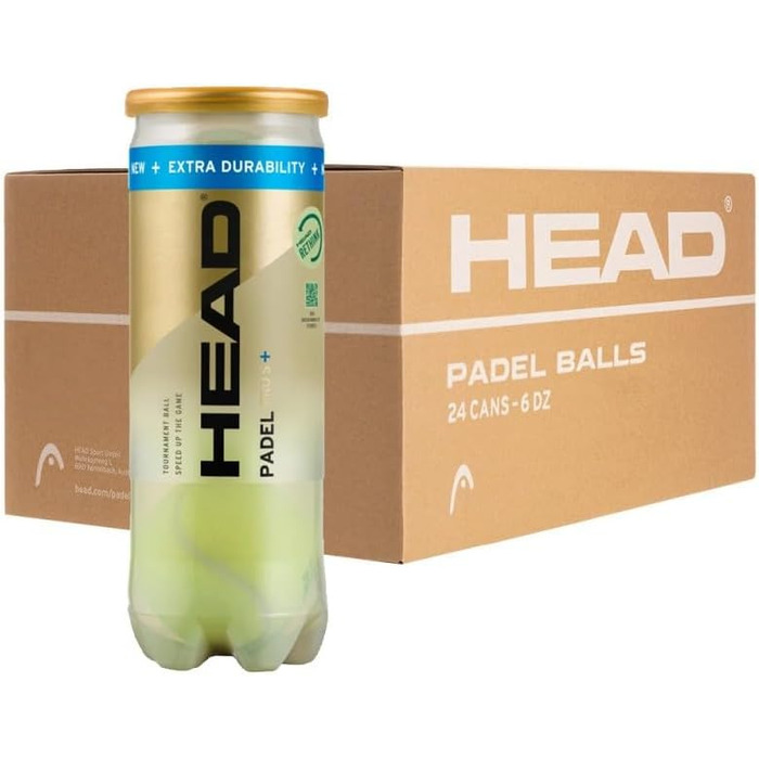 Ракетка для падел-тенісу HEAD Pro S + упаковка з 24 штуками по 3 м'ячі