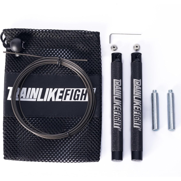 Скакалка для фітнесу TRAINLIKEFIGHT RAM Speed Rope, швидкісна, для кросфіту та тренувань