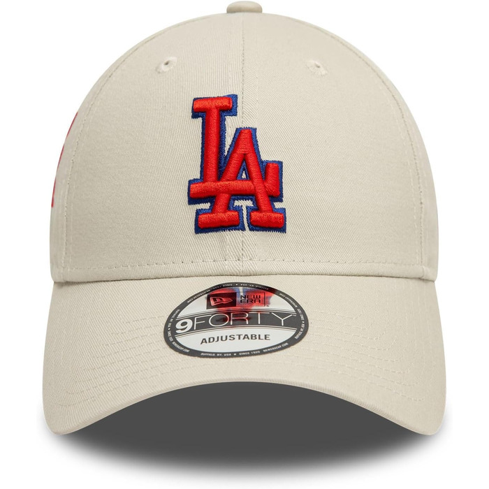 Кепка New Era Basecaps 9Forty, регульована, унікальні дизайни, вигнутий козирок, логотип, універсальний розмір (Los Angeles Dodgers #37297)