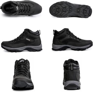 Чоловічі водонепроникні черевики CC-Los для хайкінгу та трекінгу, розмір 40-48 EU, чорний колір