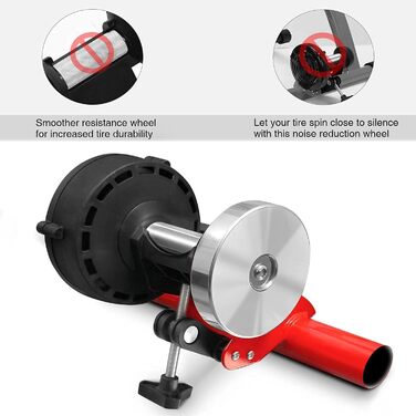 Роликовий тренажер Sportneer для велосипеда - магнітний тренажер для 26-28' та 700C, 6 рівнів опору, тиха робота