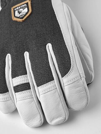 Рукавички Hestra Army Leather Patrol для лиж і сноуборду, теплі зимові, універсальні, розмір 8, колір Kohle