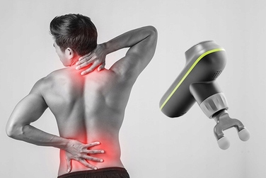 Перкусійний масажер для тіла та спини Spacetronik SPE-M10 (Massage Gun)