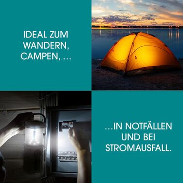 Сонячна лампа EASYmaxx з радіо | Радіо та ліхтар для надзвичайних ситуацій з ручним приводом | LED ліхтарик ідеально підходить для відпочинку на природі, кемпінгу та виживання | Повторно заряджається за допомогою сонячної енергії, ручного приводу та USB [