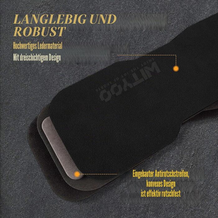 Силові лямки для рук Fast Grip зі шкіри для пауерліфтингу, бодібілдингу та кросфіту, напульсники для тренувань (чорні, унісекс)