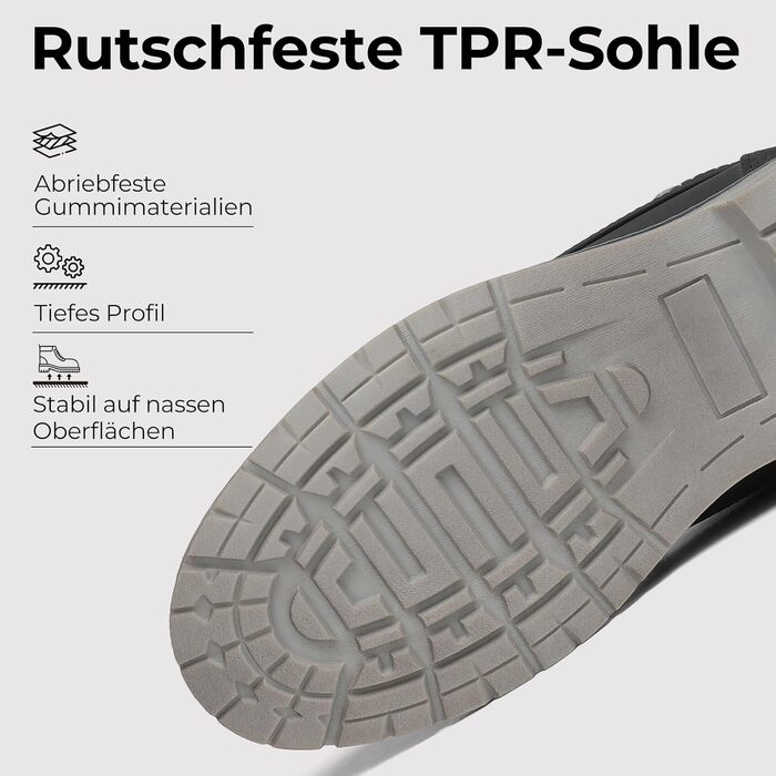 Зимові черевики Mishansha Herren: теплі, з підкладкою, антиковзаючі, класичні, розмір 39-48 EU, чорний