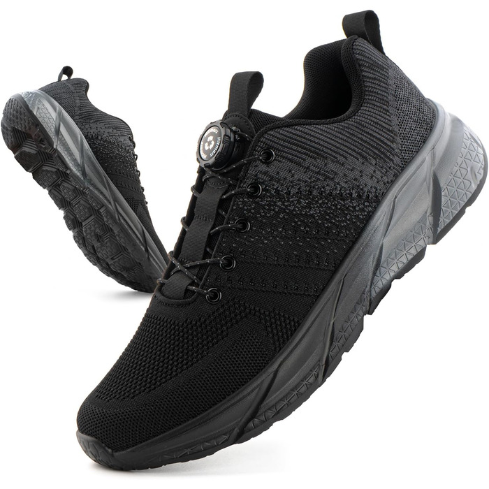 Кросівки Hitmars для чоловіків та жінок: спортивні, для бігу, повсякденні. Легкі, дихаючі, з повітряною подушкою. Розміри EU 36-47 (J33 Grey, 44 EU)