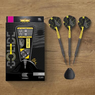 Дротики Target Darts Bolide Void 90% вольфраму з сталевим наконечником Swiss Point, набір для дартсу