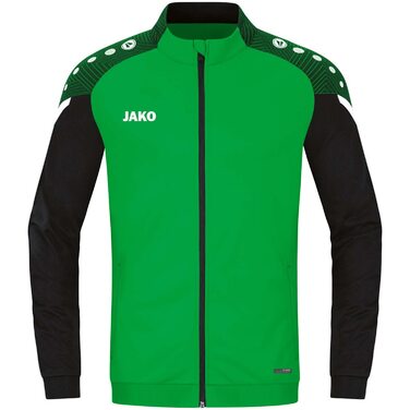 Спортивна куртка JAKO Performance чоловіча, поліестер, колір Soft Green/Чорний, розмір S