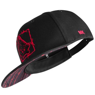 Кепка-снэпбек Nebelkind Unisex з принтом «Колючий дріт», регульована бейсболка в стилі streetwear з прямим козирком, чорна