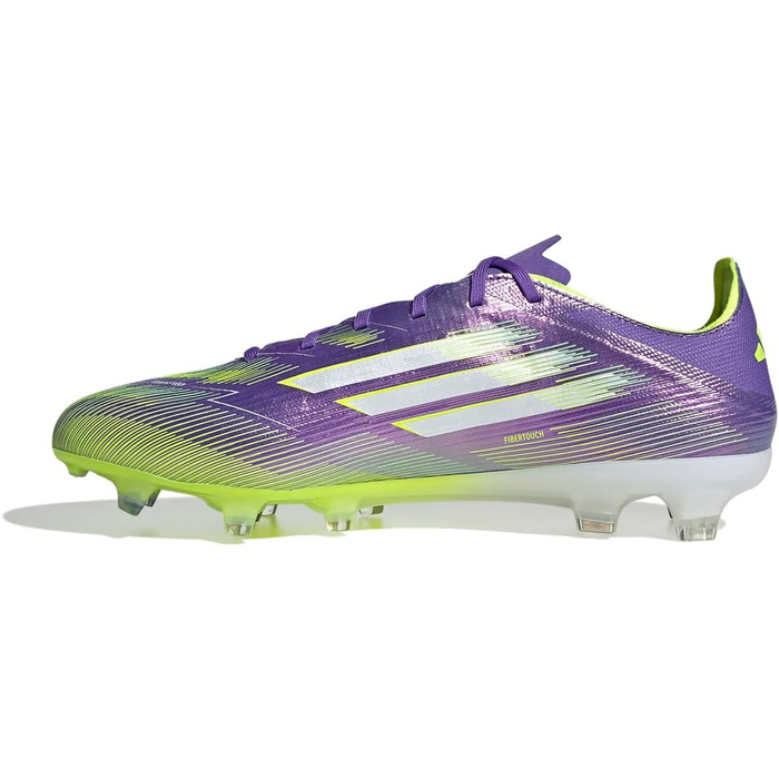 Кросівки футбольні adidas F50 Pro Firm Ground (46 EU, Purple Rush Cloud White Lucid Lemon)