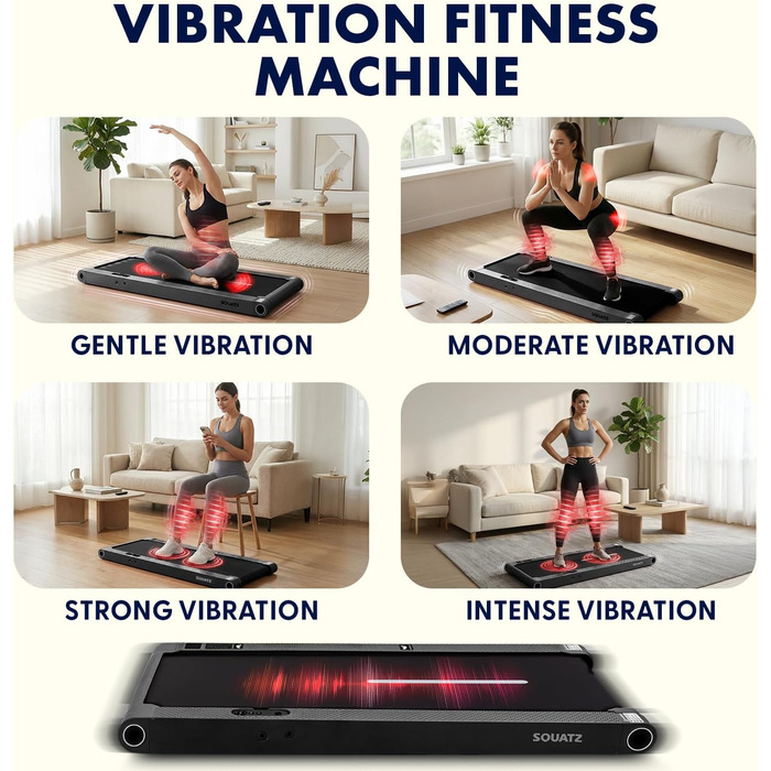 Бігова доріжка-компакт Squatz 2-in-1 Walking Pad, чорна