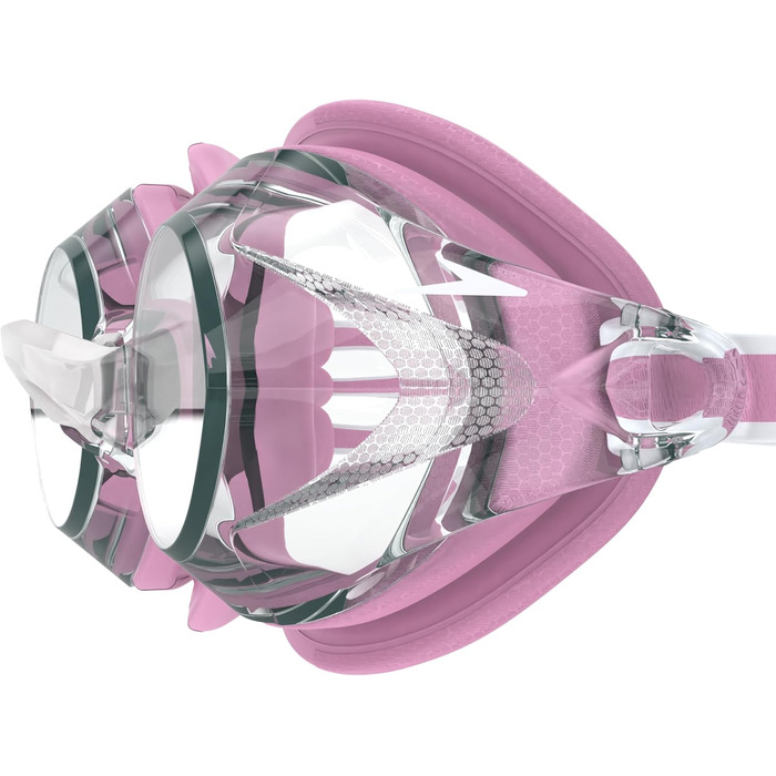 Жіночі плавальні окуляри Speedo Vanquisher 3.0, Funny Pink/Clear, універсальний розмір