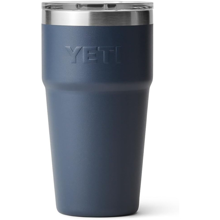 Термокружка YETI Rambler 591 мл з кришкою MagSlider, синя, сталева, для напоїв