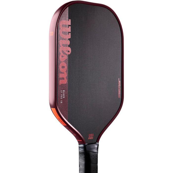 Ракетка для піклболу Wilson Blaze SF Pro 13, чорно-червона, 10.2 см