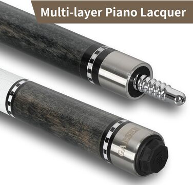 Більярдний кий GARSEN, 147,3 см, 4 шт., Ahorngrau (клен сірий)