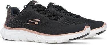 Жіночі кросівки Skechers Flex Appeal 5.0 чорні, дихаючі спортивні кеди, розмір 42 EU