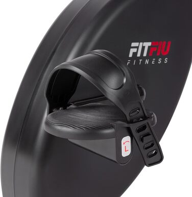 Складаний велотренажер FITFIU Fitness BEST-320 з сидінням, спинкою, еспандерами, 8-рівневим опором, пульсометром, маховик 8 кг, до 120 кг